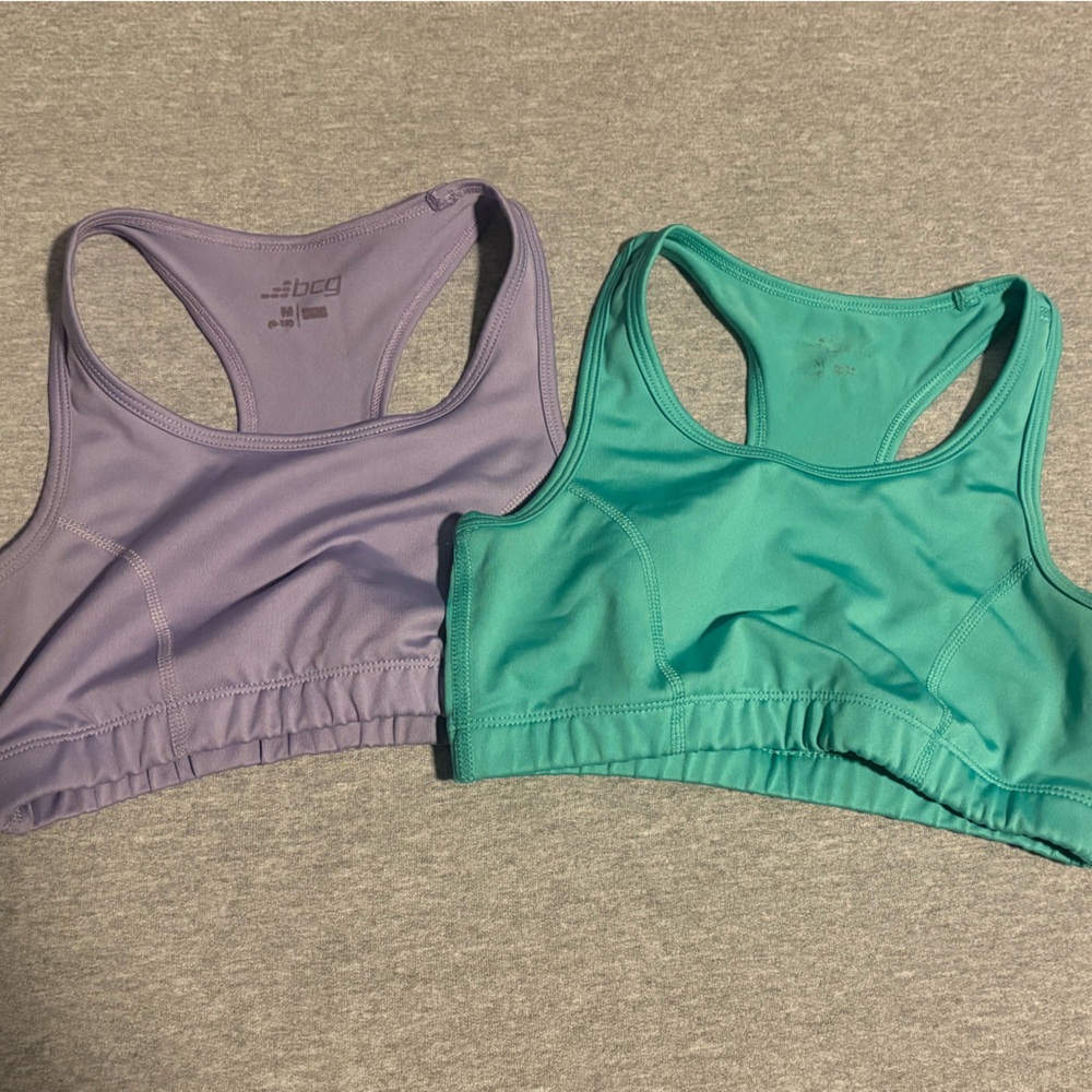 Women's Teal and Lavender Swim Tops